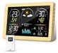 Merkloos Weerstation draadloos - Met buitensensor - Digitale thermometer - Met kleurendisplay