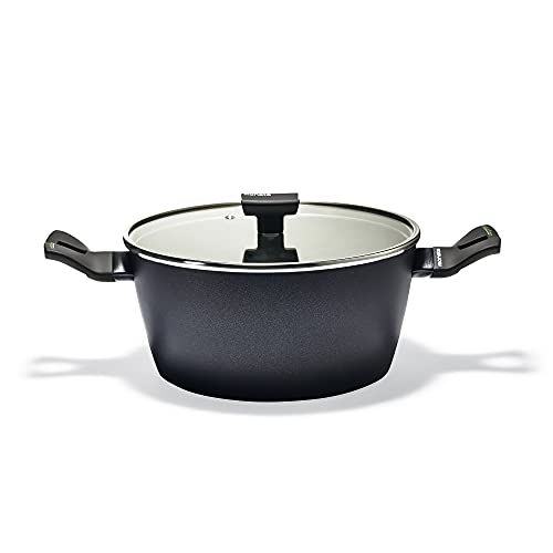 Moneta Nova steelpan, zwart, 24 cm