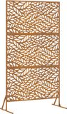 vidaXL Privacyscherm 100 x 50 x 180 cm weervast staal roestkleurig