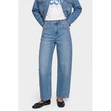 FLURESK barrel jeans - middelblauw
