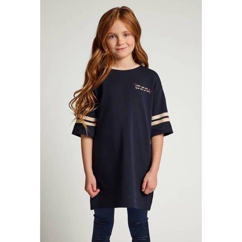 LOOXS little sweatjurk met backprint - donkerblauw
