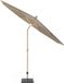 Platinum Riva Middenstokparasol Ø300cm Teak Look Taupe Kantelbaar