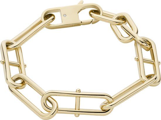 Fossil 88537912 Damesarmband - Goudkleurig - Staal - 16 cm