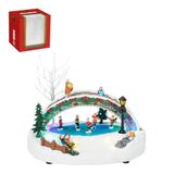 Luville Ice skating scenery battery operated l29xb17,5xh21 cm