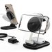 Inductief Mag Safe 3-in-1 inductief laadstation, compatibel met iPhone 17, 16, 15, 14, 13, 12 Pro Max/Air/Plus/Pro, voor Apple Watch 10/9, Airpods 3/2/Pro, opvouwbaar, carbonzwart