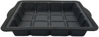 Zenker Cakevorm Chocoladereep 22 x 24 cm Siliconen Glasvezel Zwart