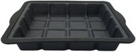Zenker Cakevorm Chocoladereep 22 x 24 cm Siliconen Glasvezel Zwart