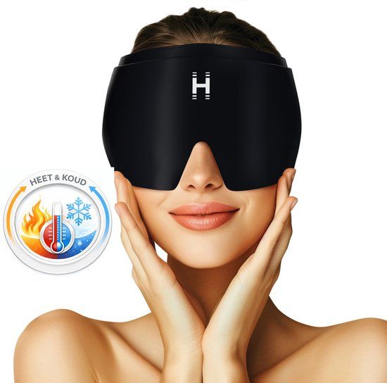 HoMedics Migraine Masker - Hoofdpijn Masker met Warmte en Koude Therapie