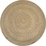 Fine Asianliving Oosters Vloerkleed Handgemaakt Naturel Lisdodde Dia.150cm