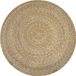 Fine Asianliving Oosters Vloerkleed Handgemaakt Naturel Lisdodde Dia.150cm