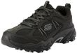 Skechers Uithoudingsvermogen op het bovenste punt Basketman, Zwart synthetisch mesh trim, 41.5 EU
