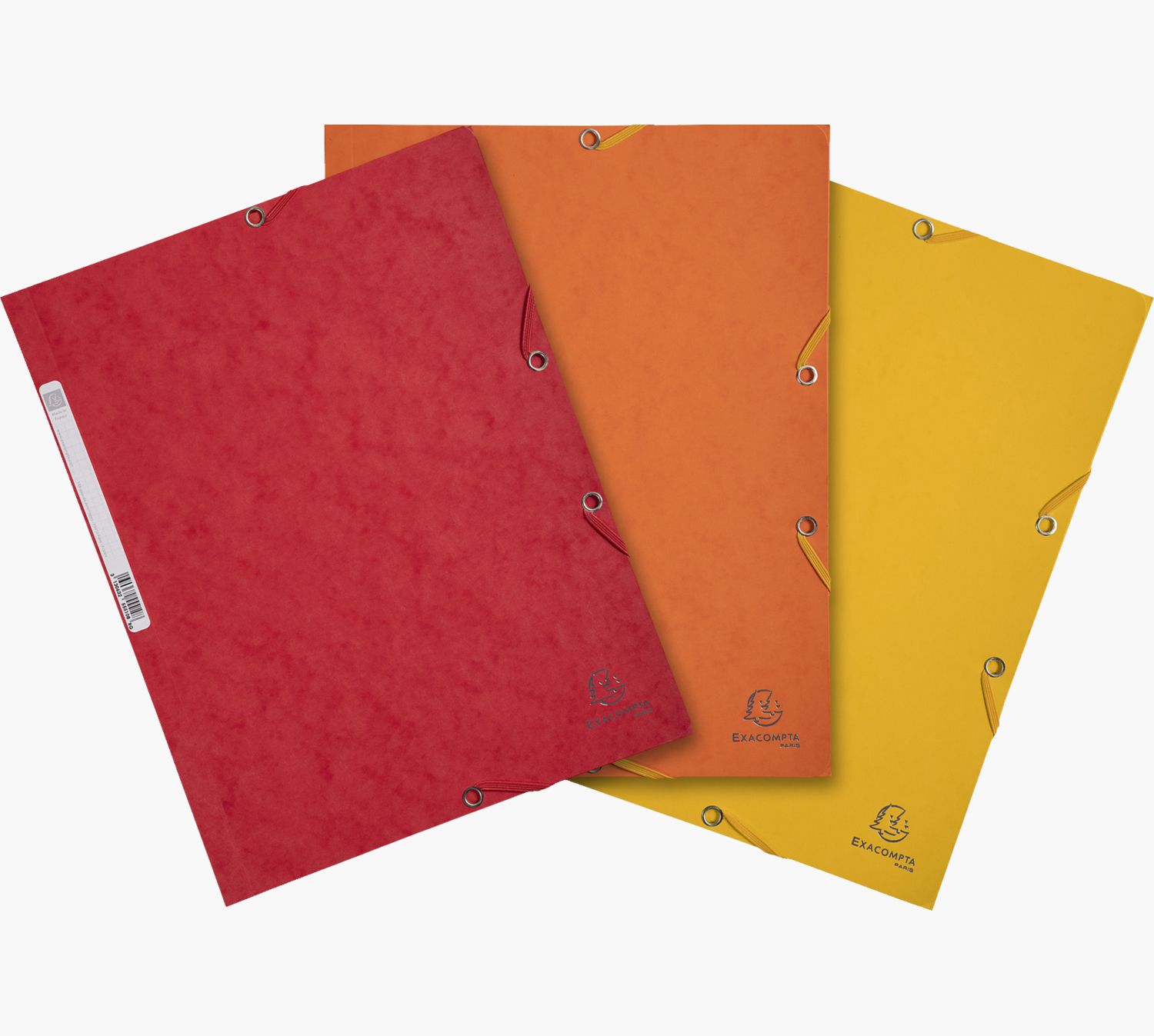 Exacompta Map Pletbord A4 - Assorted Colors - Set of 3