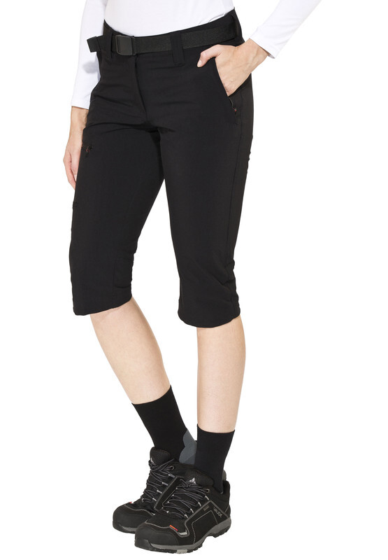 Maier Sports Inara Slim korte broek Dames, black 40 2019 Trekking- & Wandelbroeken