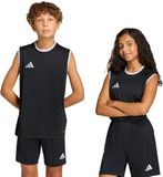 Adidas Entrada 26 Sleeveless Jersey Kinderen Zwart - Maat 164cm