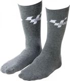 Moto GP Lot 3 Paire chaussette coton noir gris bleu pour moto cadeau motard Neuf