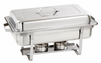 Bartscher Chafing Dish Chroomnikkelstaal Extra Diep 1/1 GN 100 mm diep 605 x 350 x H 305 mm