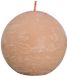 Bolsius Rustiek bolkaars Misty Pink Ø76mm