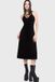 Killstar Chapel Blessing - Garden Altar Maxi Dress Dames Midi-jurk - zwart - XL