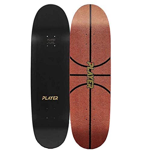 Player All Star 22 x 31,85 cm deck longboard, volwassenen unisex, meerkleurig (meerkleurig), eenheidsmaat