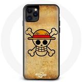Maniacase Etui voor iPhone 13 Pro One Piece Luffy Logo Anime