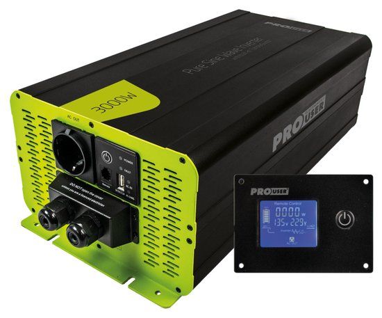 Pro-User PSI3000TX Zuivere sinus omvormer