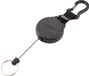 Key-Bak 28" Securit Retractor 488B-XDX Kevlar Cord, Carabiner