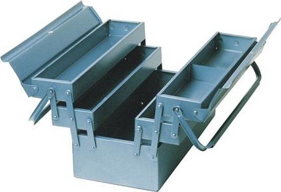 Erro Gereedschapskist Metaal 5-delig - Blauw - 43 cm