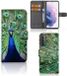 B2Ctelecom Samsung Galaxy S21 Plus Telefoonhoesje met Pasjes Pauw