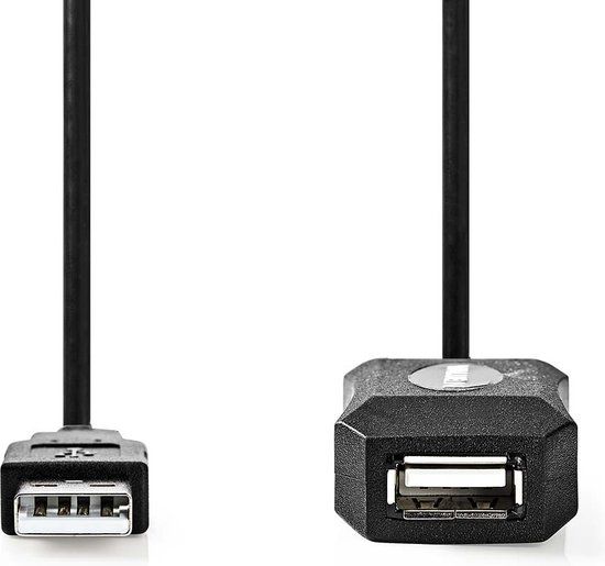 Nedis Actieve USB-Kabel - USB 2.0 - 5.00 m