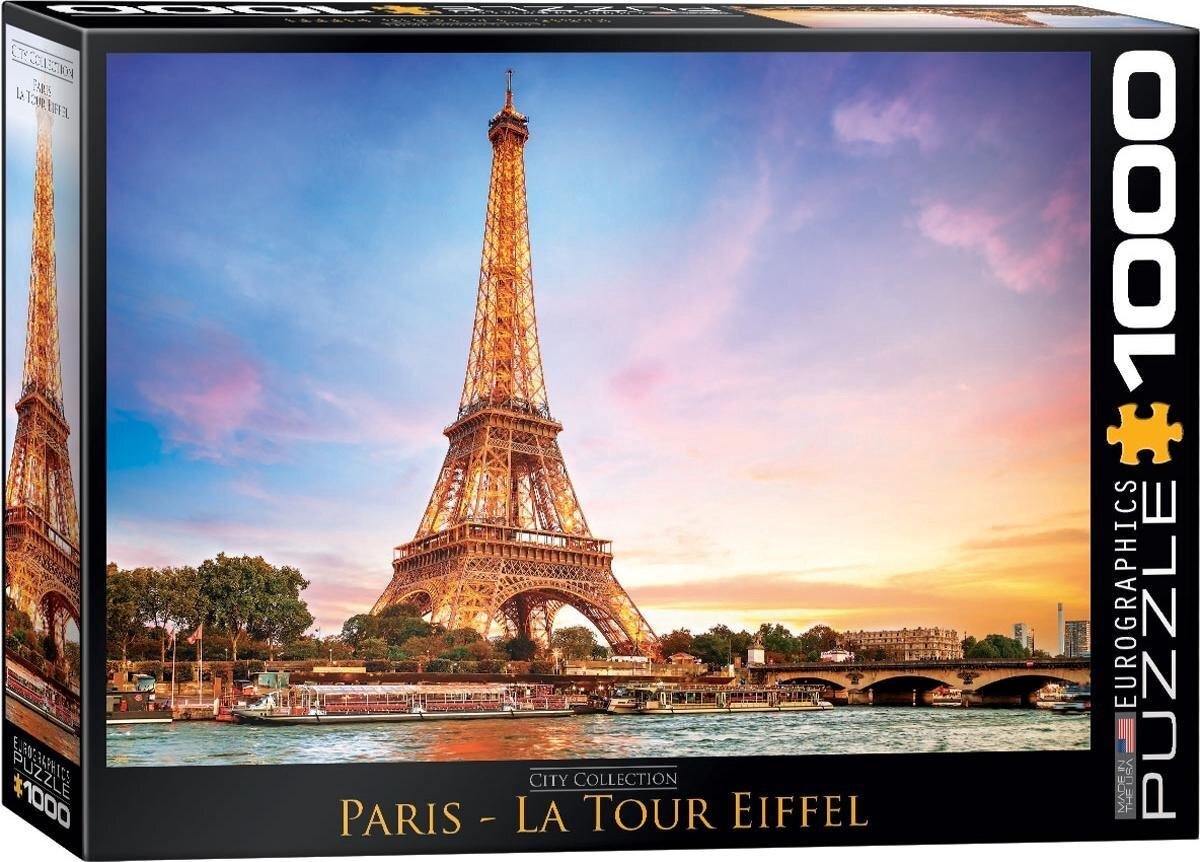 Eurographics Paris - La Tour Eiffel Puzzel (1000 stukjes)