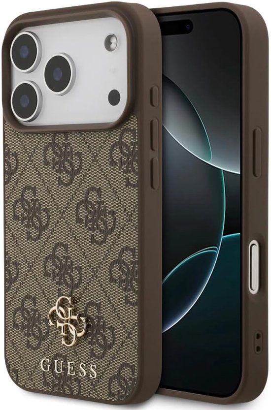 Guess Back Cover Case - MagSafe voor iPhone 17 Pro Max - Bruin