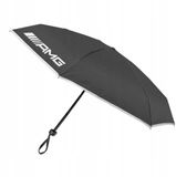 Merkloos / Sans marque Mercedes-Benz AMG Style Compacte Paraplu Zwart/Wit - Diameter 90cm
