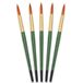 Tristar Serie 104 ronde kwast nr. 20 Taklon, groene greep, 5 stuks