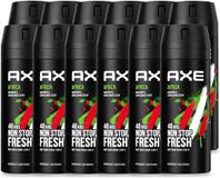 Axe 12 x Deodorant Bodyspray - Africa - Mandarin & Sandalwood - 150 ml