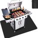 Holland Connections Tapis de barbecue - Tapis de barbecue - 127 x 97 cm - Tapis de protection - Antidérapant