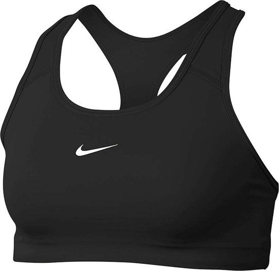 Nike W NK DF SWSH 1PP BRA Dames Sportbeha - Maat XS - Zwart