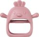 Nattou SILICONE Bijthandschoen - 11,5 cm - Oudroze
