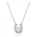 Swarovski Symbolica hanger, Crystal pearl, Round-slijpvorm, Pavé, Hoefijzer, Wit, Rodium toplaag