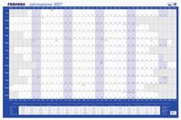 Franken PKH100227 Bureau onderlegger Jaarplanner 2027 Wit, Blauw