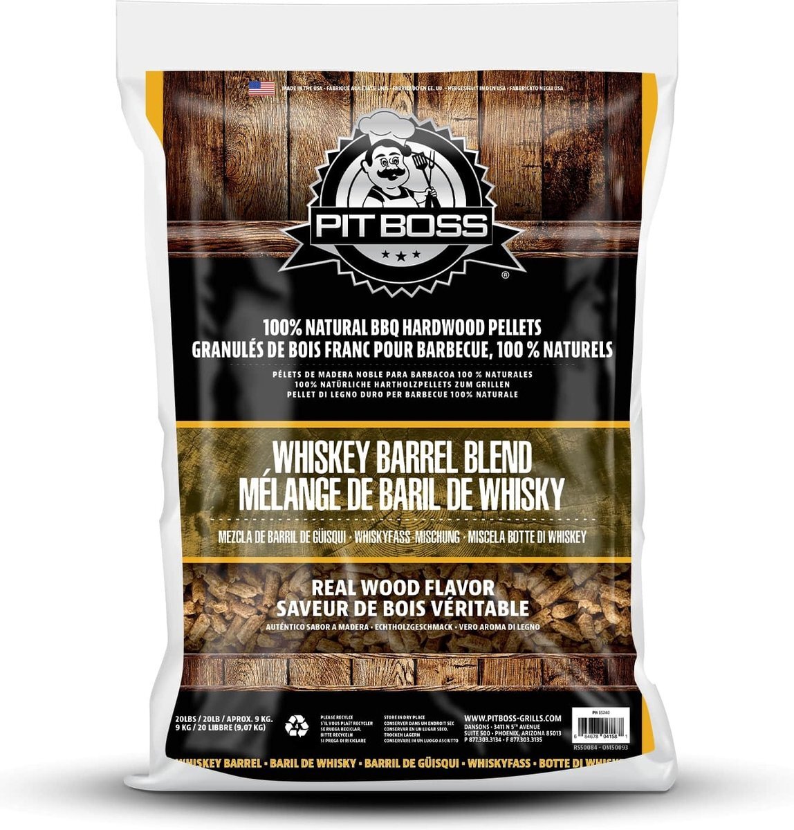 PitBoss Whiskey Blend hardhout pellets (9 kg)