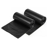 Urban Living Afvalzakken/vuilniszakken - 40x stuks - 50 liter - zwart - B68 x H70 cm - Prullenbak/pedaalemmer
