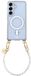 AVY Samsung Galaxy S25 / S24 Hoesje met Koord & MagSafe 30CM Perla Chic