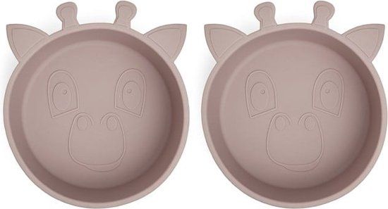 Nuuroo Kommetje Alex Giraffe - 2 stuks - Houtrose