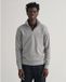 Gant Shield grijs sweatshirt met halve rits