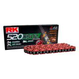RK Chaîne 520 xso2 118 n rouge/gris ouvert