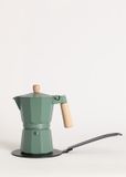 CREATE - Italiaanse koffiezetter - Sage - Met inductieadapter - 9 kopjes / 450ml - THERA MOKA RETRO