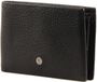 JOOP! Portefeuille en cuir Nestor Cross Grain 2 Card Wallet Black noir