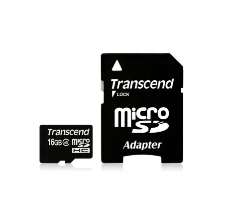 Transcend 16GB MicroSDHC Class 4 - TS16GUSDHC4