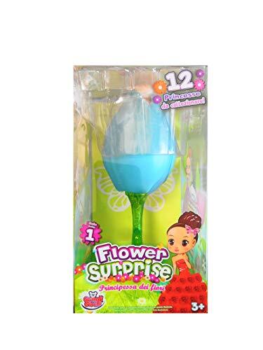 Grandi Giochi Pop Flower Surprise bloemen, speelgoed met geur (lichtblauw)