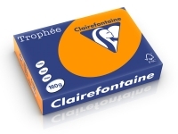 Clairefontaine Clairefontaine gekleurd papier fel oranje 160 grams A4 (250 vel)